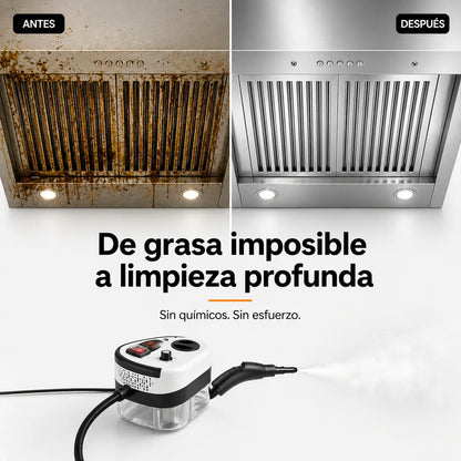 SteamForce 2500W | Limpiadora a Vapor de Alta Presión