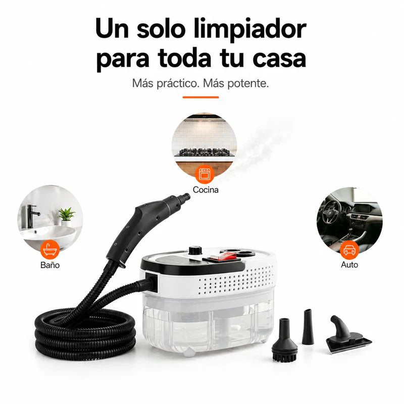 SteamForce 2500W | Limpiadora a Vapor de Alta Presión